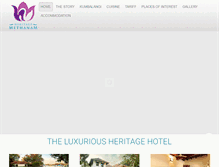 Tablet Screenshot of heritagemethanam.com